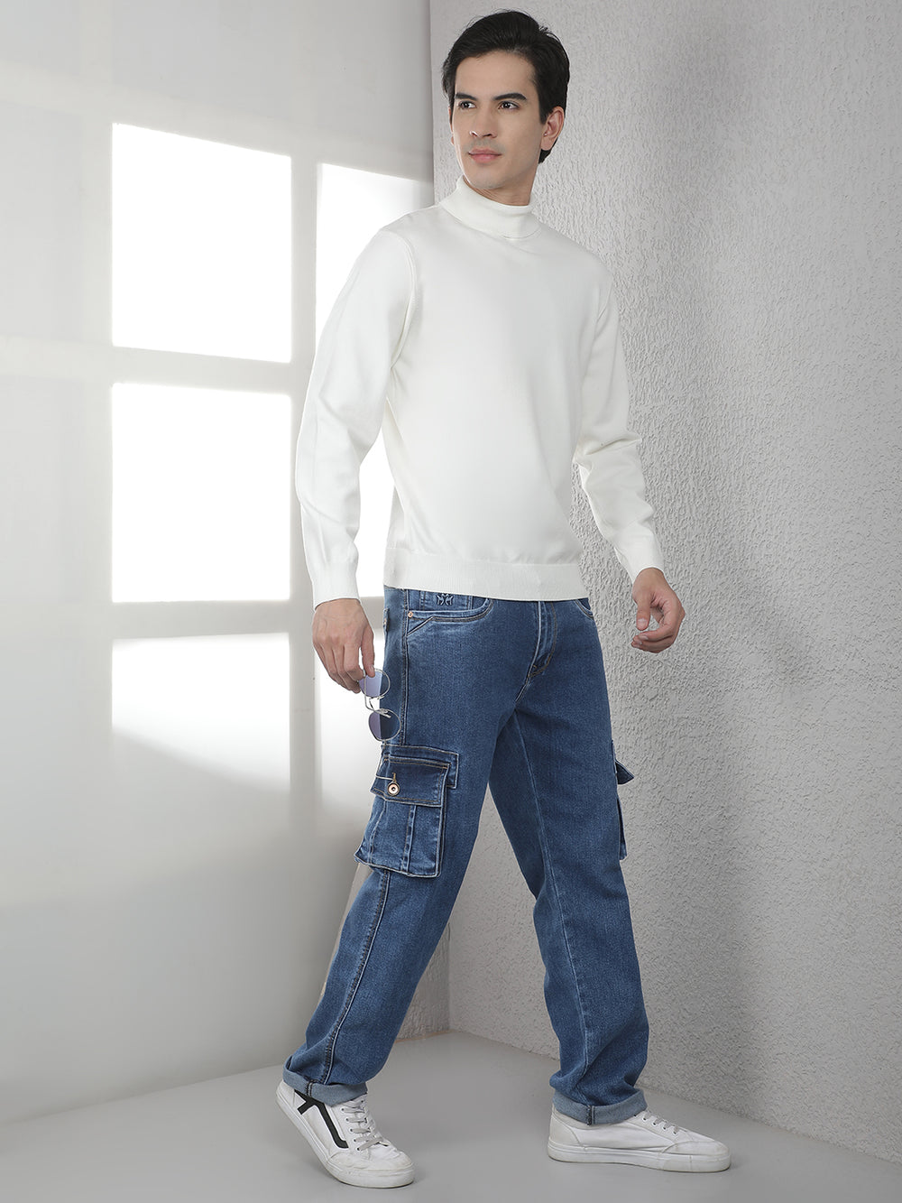 White Turtle Neck Sweater