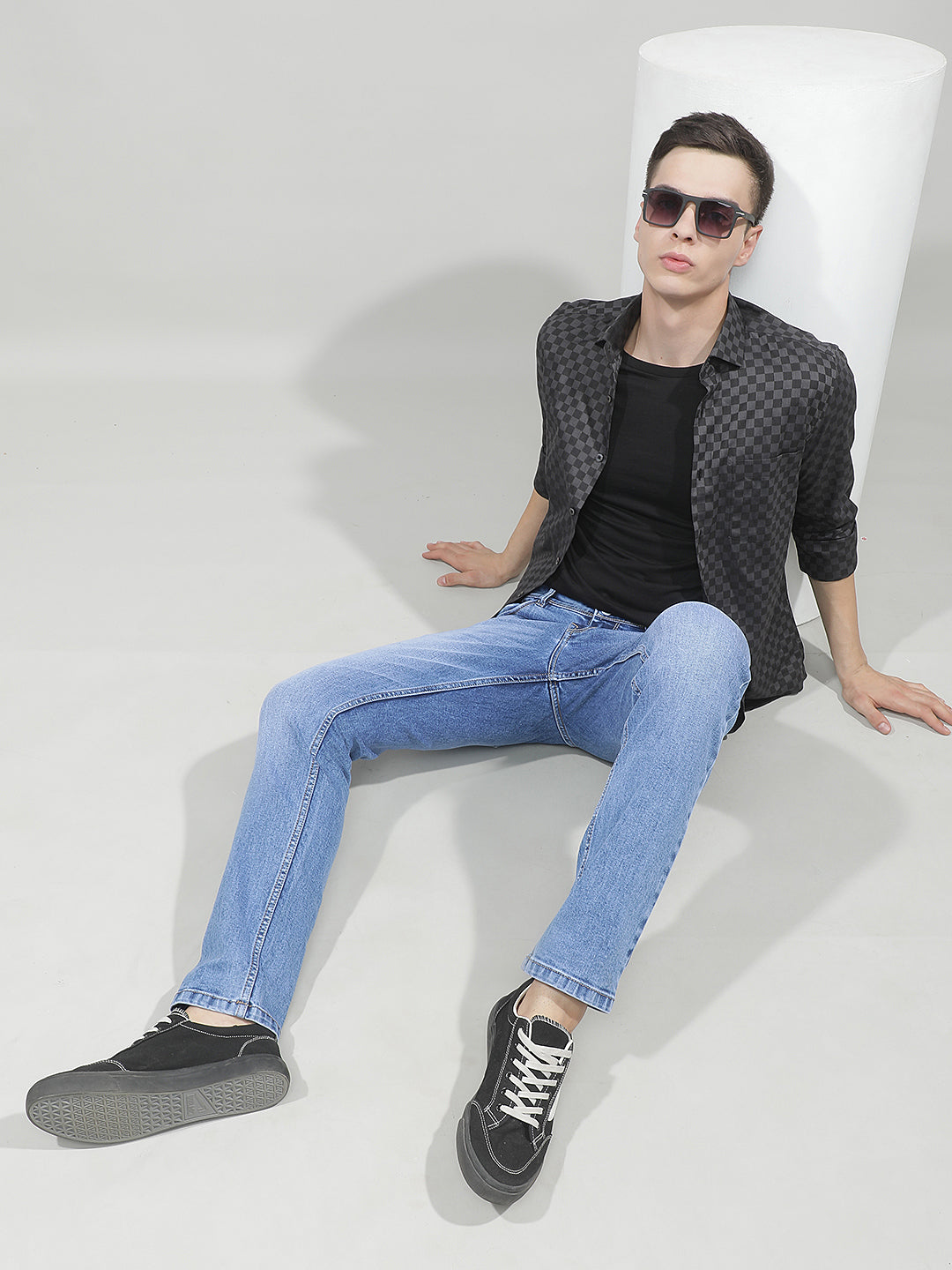 Midnight Navy Blue Jeans