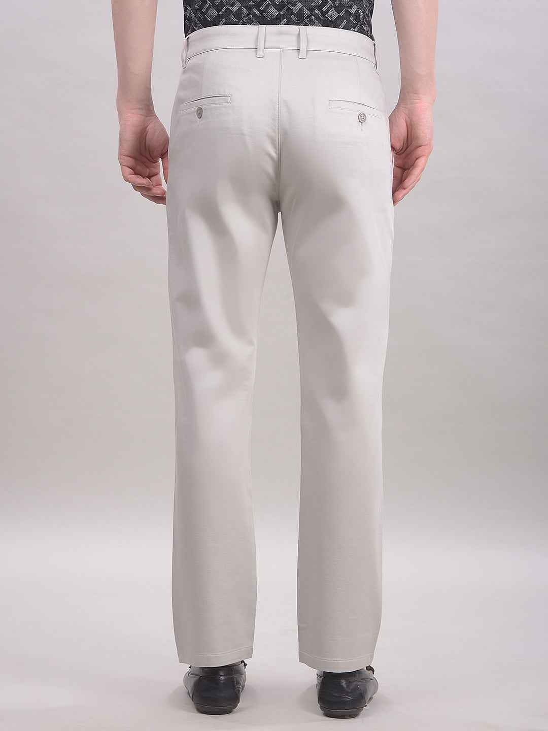 Mint Smart Casual Straight Trousers
