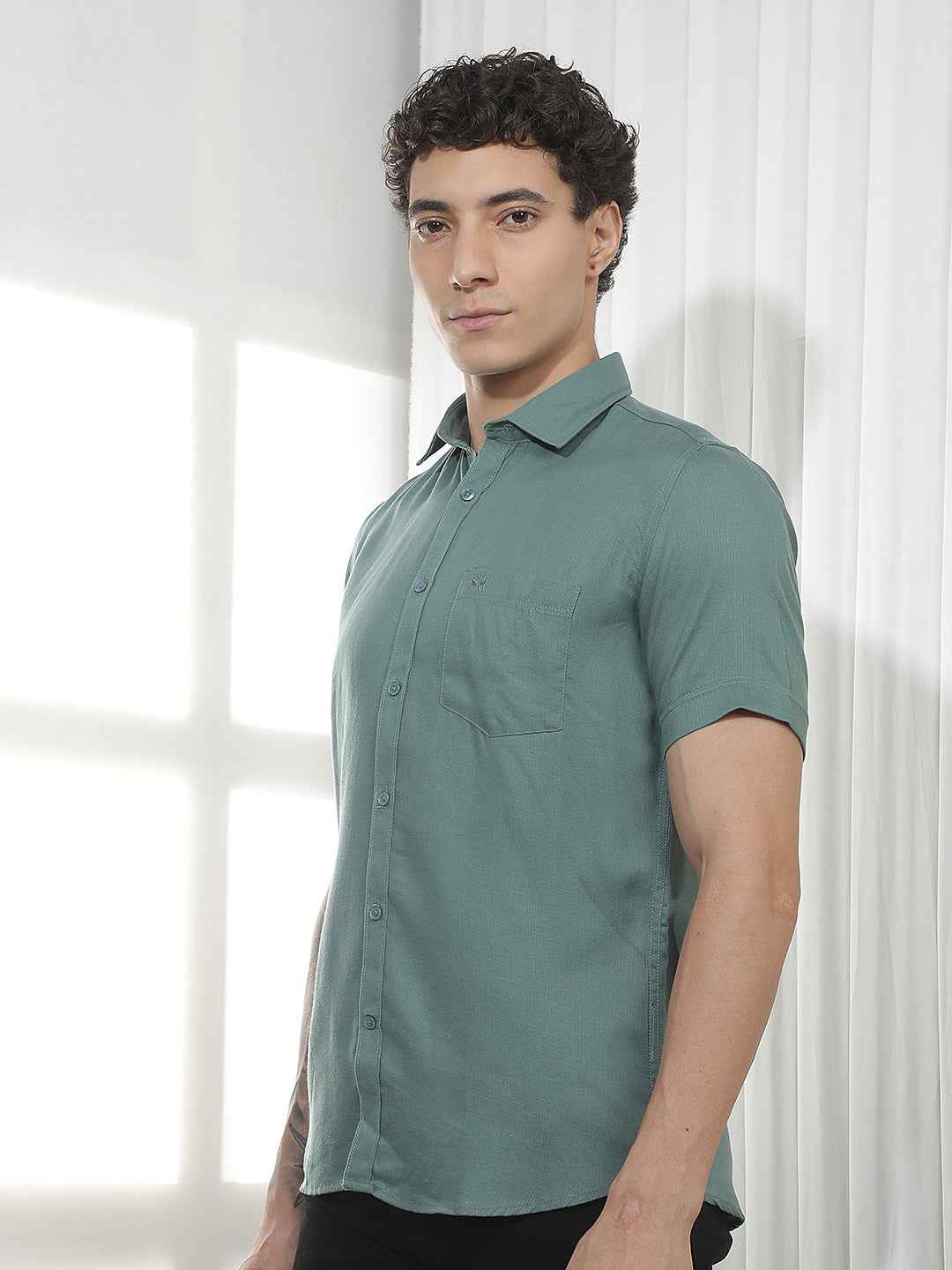 Green Casual Shirt