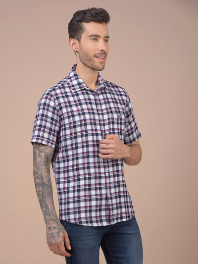 Red Checked 100% Cotton Shirt