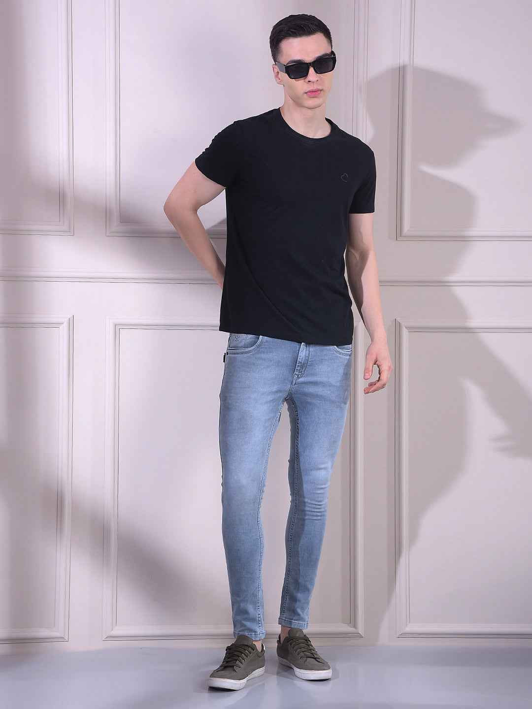 Light Blue Skinny Stretch Jeans