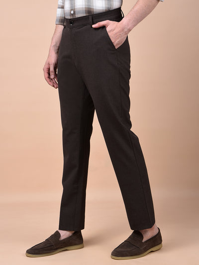Modern Edgey Brown Trousers
