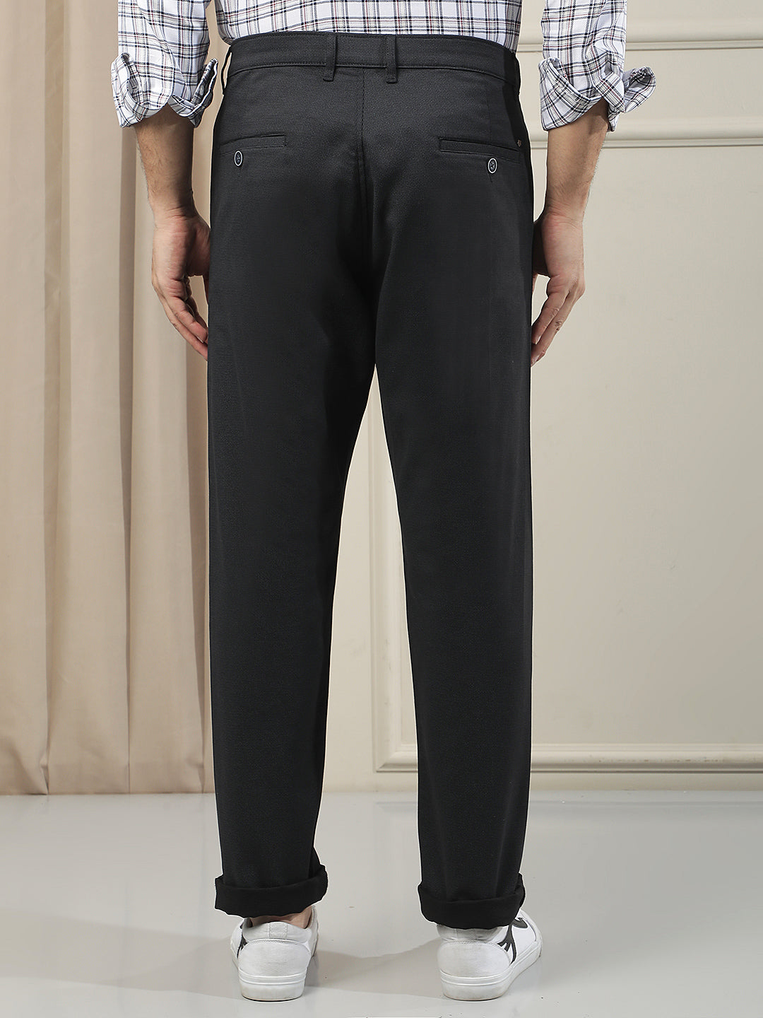 Black Essential Wear Trousers