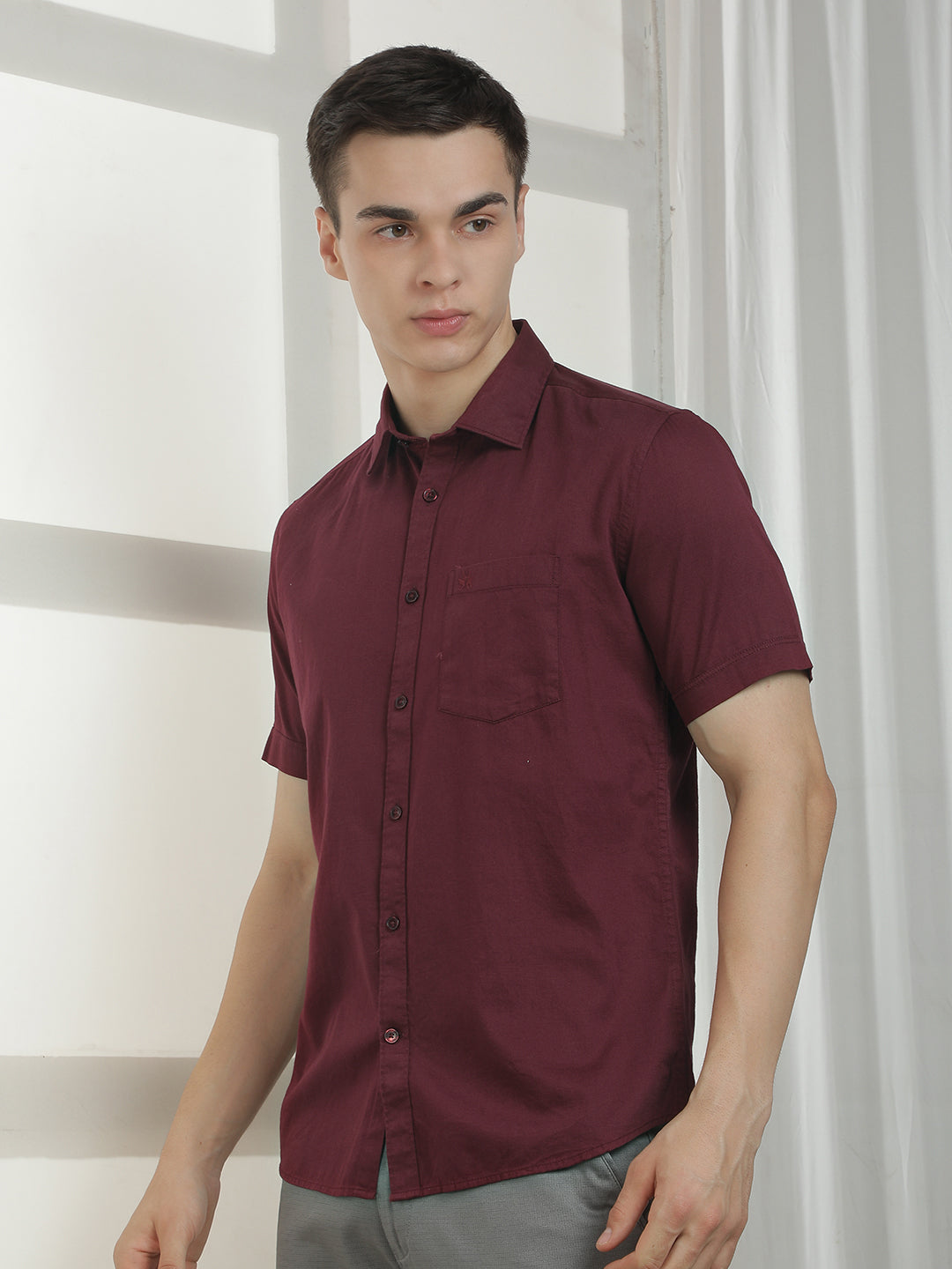 Essential Burgundy Maroon Shirt