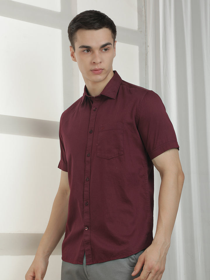 Essential Burgundy Maroon Shirt