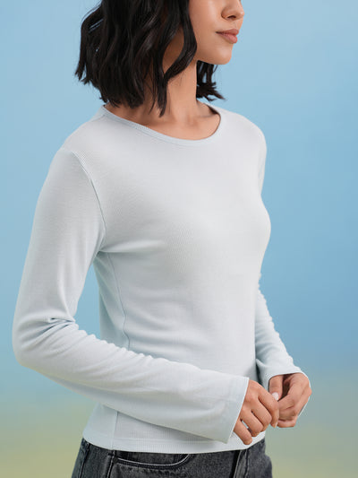 Cool Blue Everyday Wear Tee