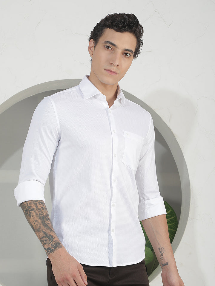 Clean Bright White Shirt