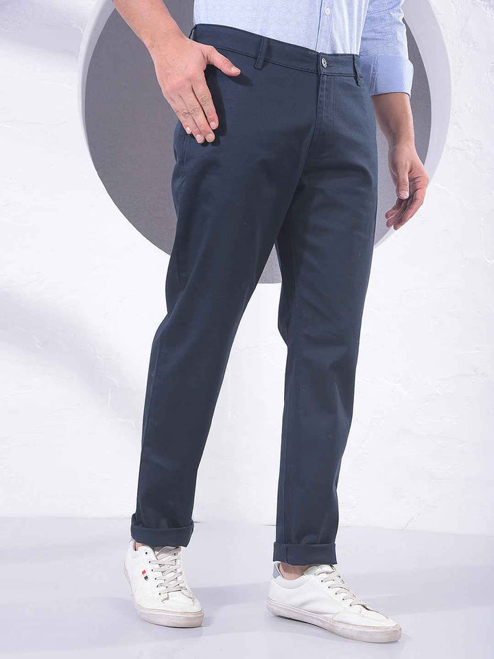 Navy Blue Essential Trousers