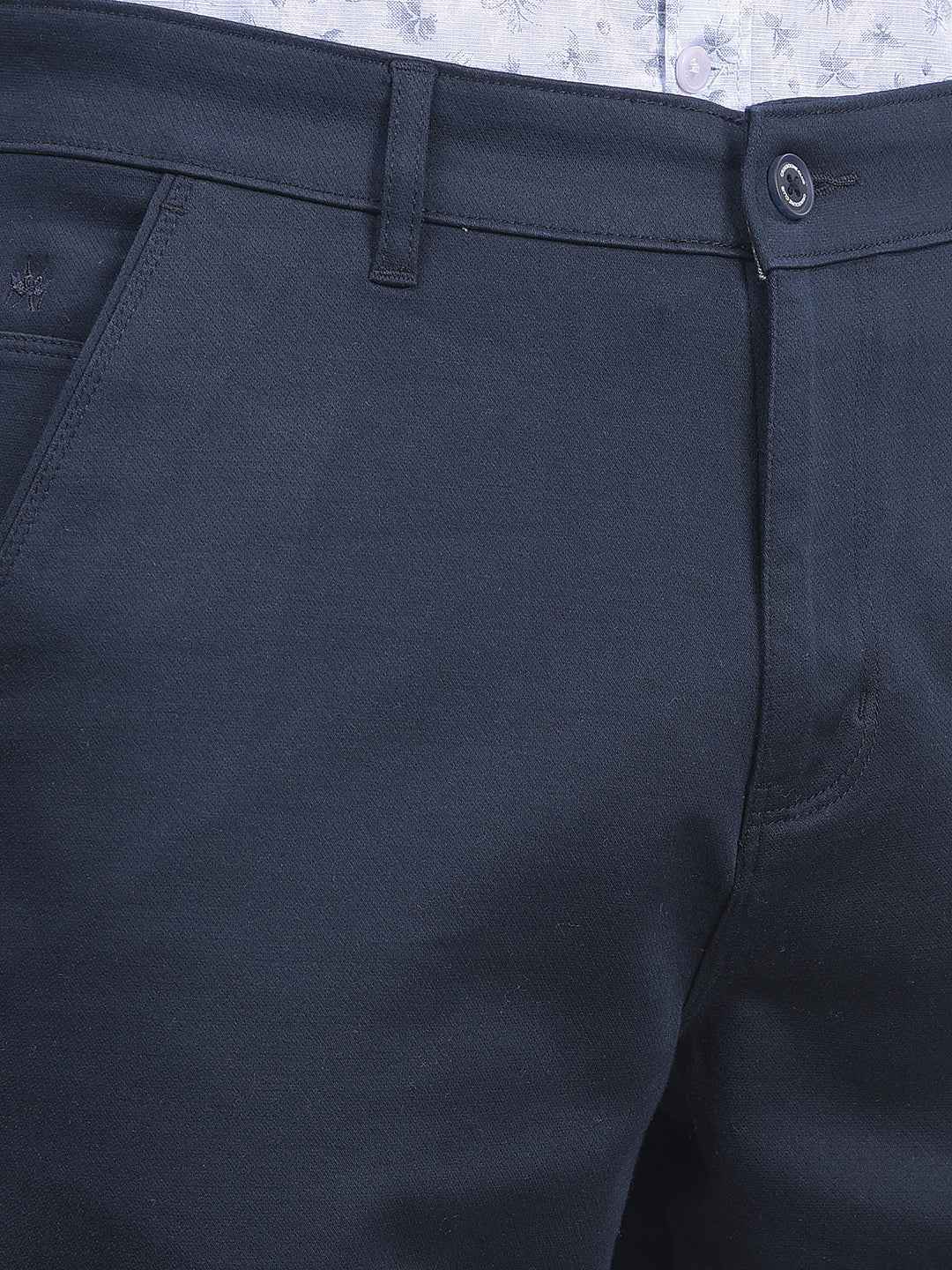 Navy Blue Chinos Trousers