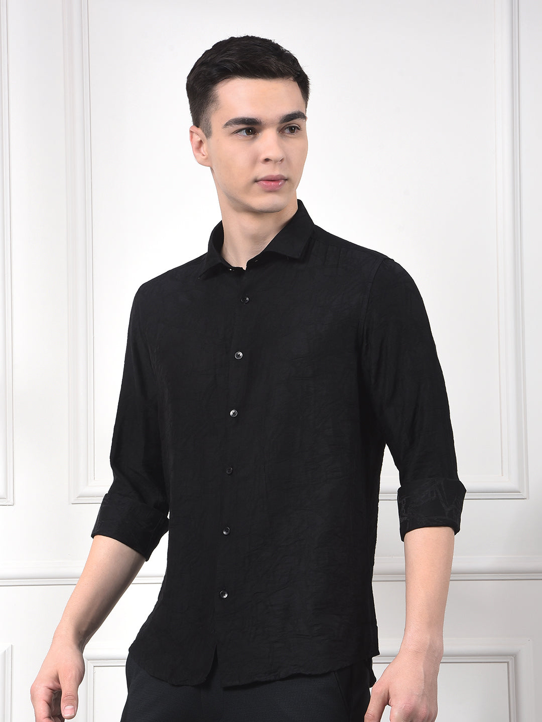 Prestige Patterned Cotton Shirt