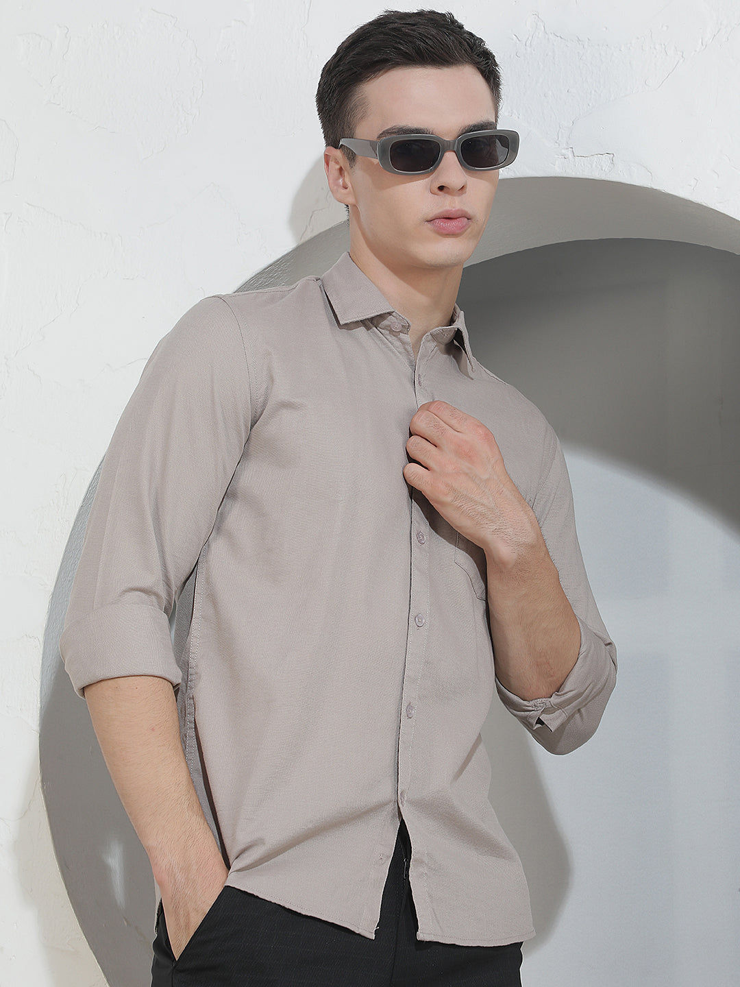 Safari Tan Khaki Shirt