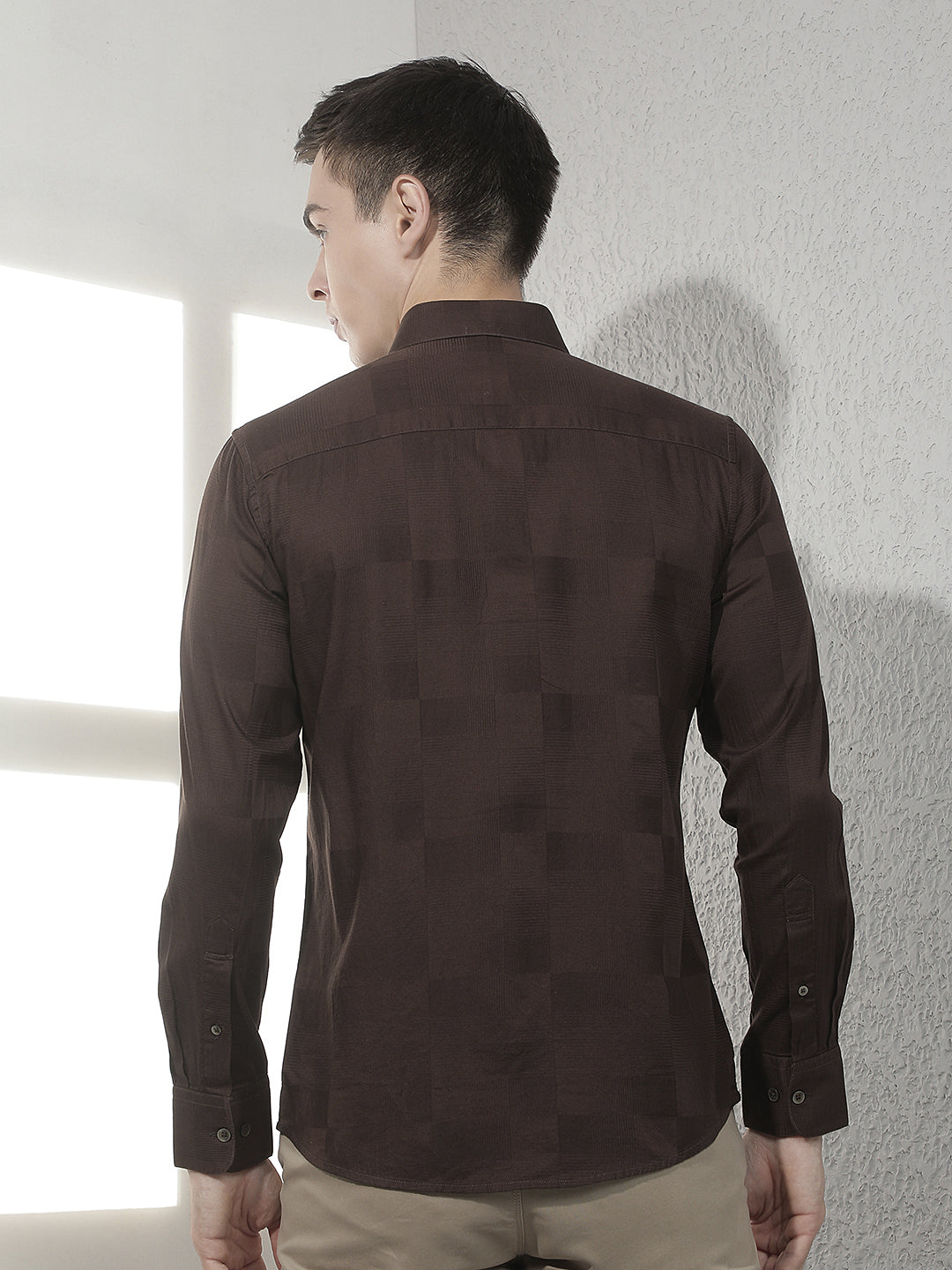Brown 100% Cotton Shirt