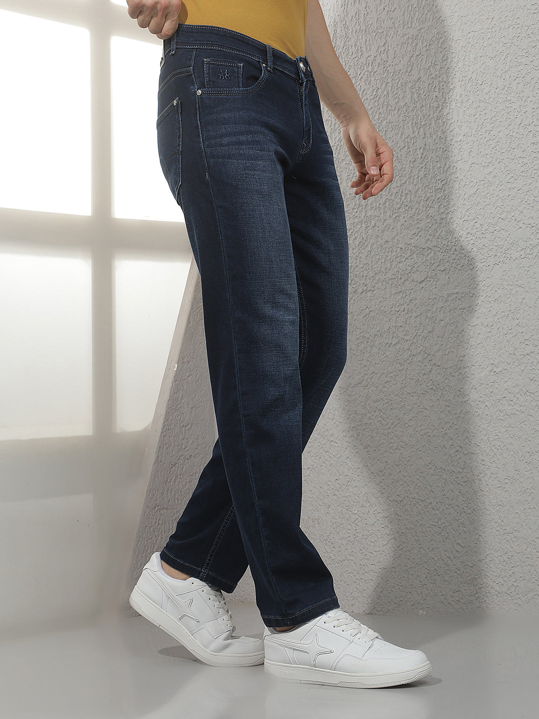 Tailored Azure Blue Straight Jeans