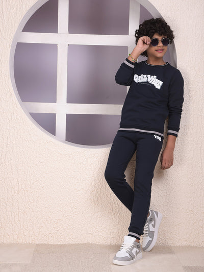 Infinite Comfort Navy Blue Joggers