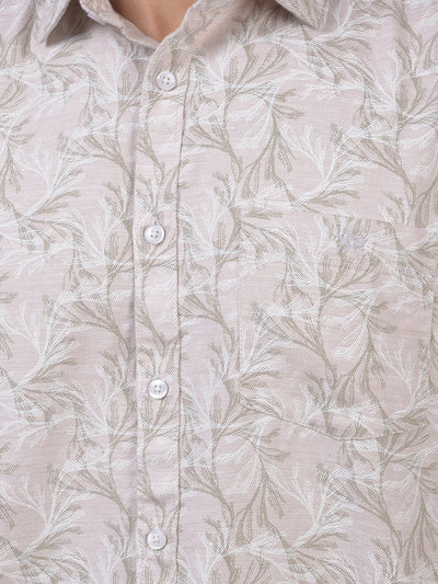 Pink Floral Print Shirt