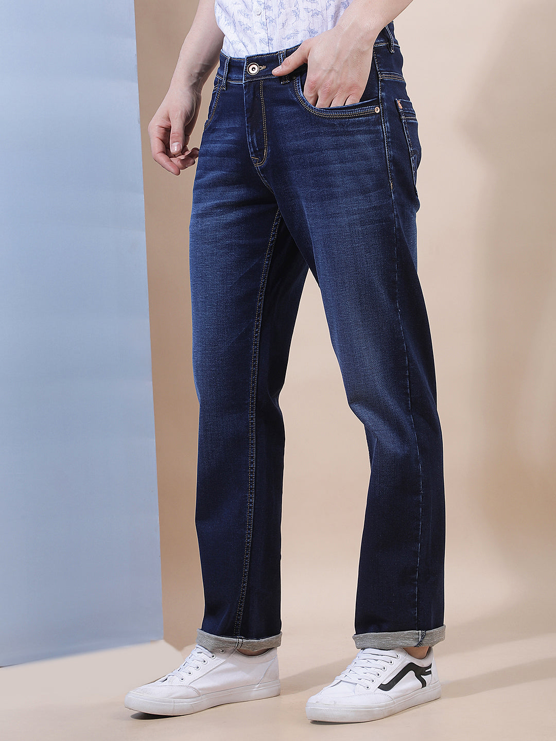 Signature Indigo Blue Straight Jeans