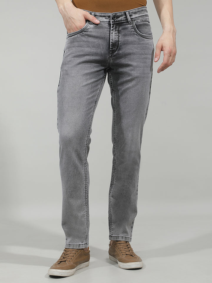 Tapered Obsidian Black Jeans