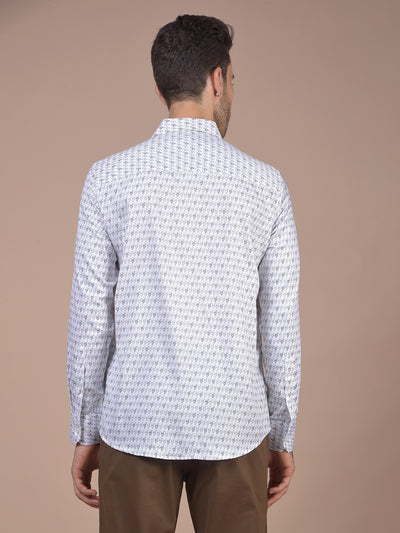 White Printed Shirt