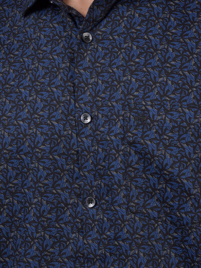 Blue Printed Shirt