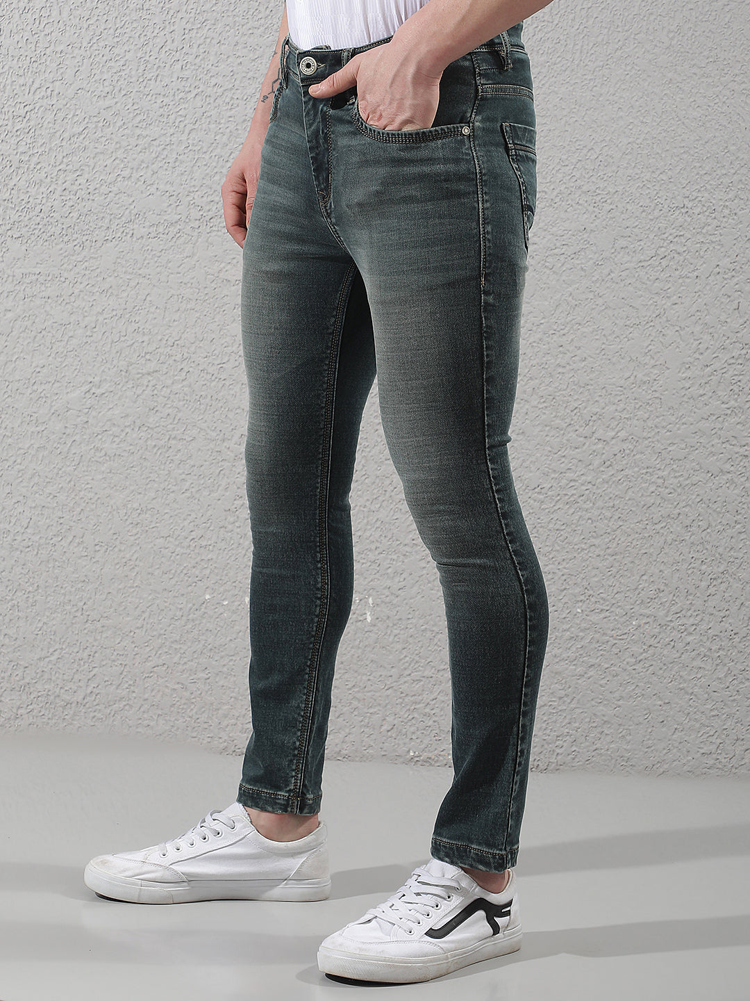 Forest Green Skinny Jeans