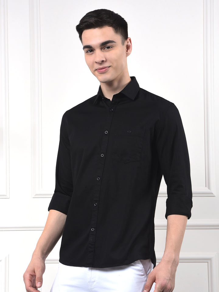 Shadow Black Formal Shirt