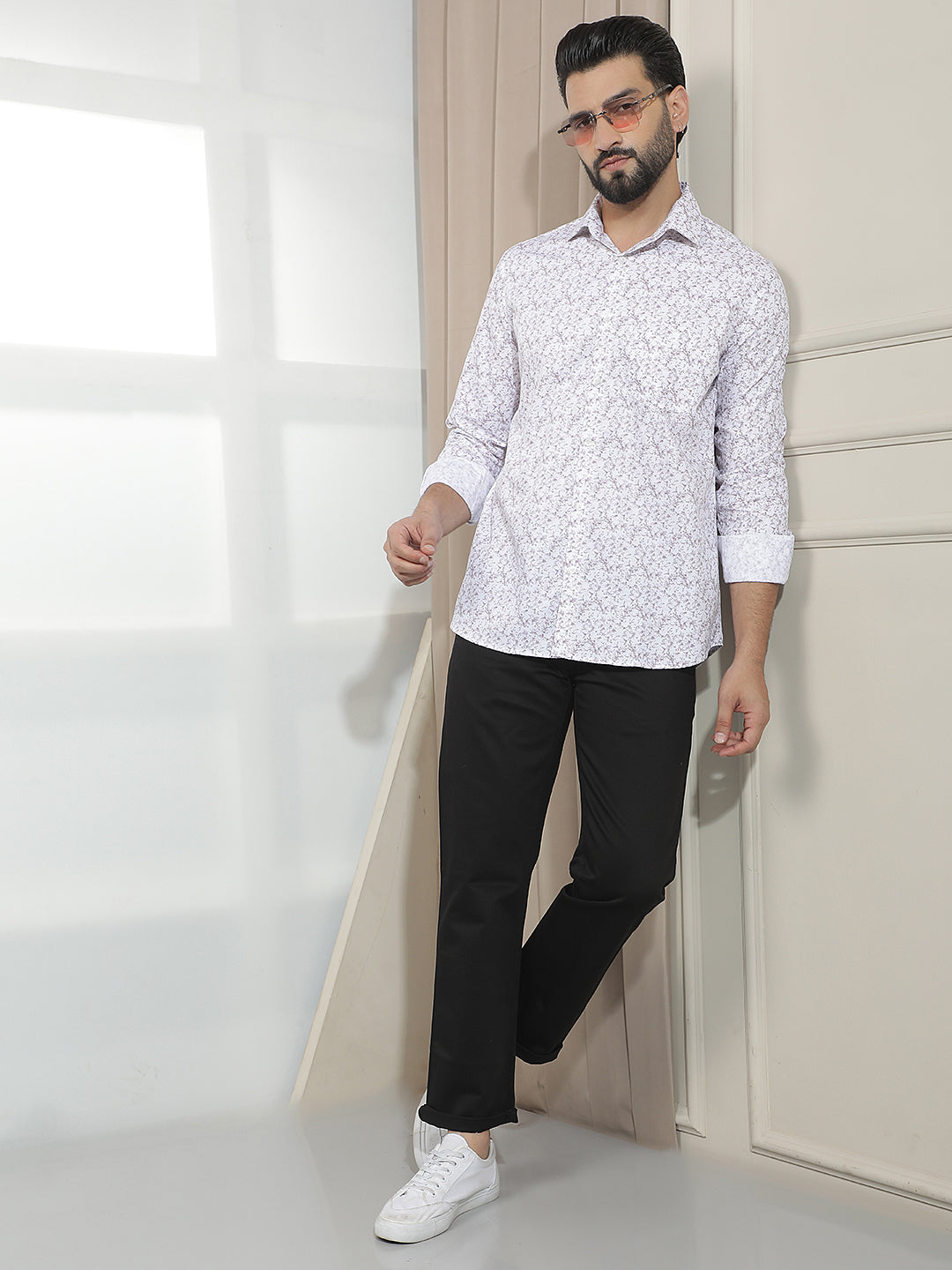 Classic Black Straight Trousers