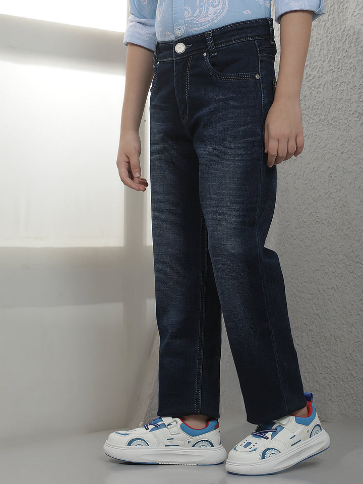 Deep Ocean Blue Jeans