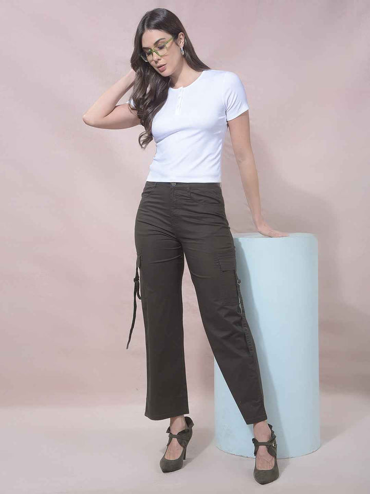 White Modal Cropped T-Shirt