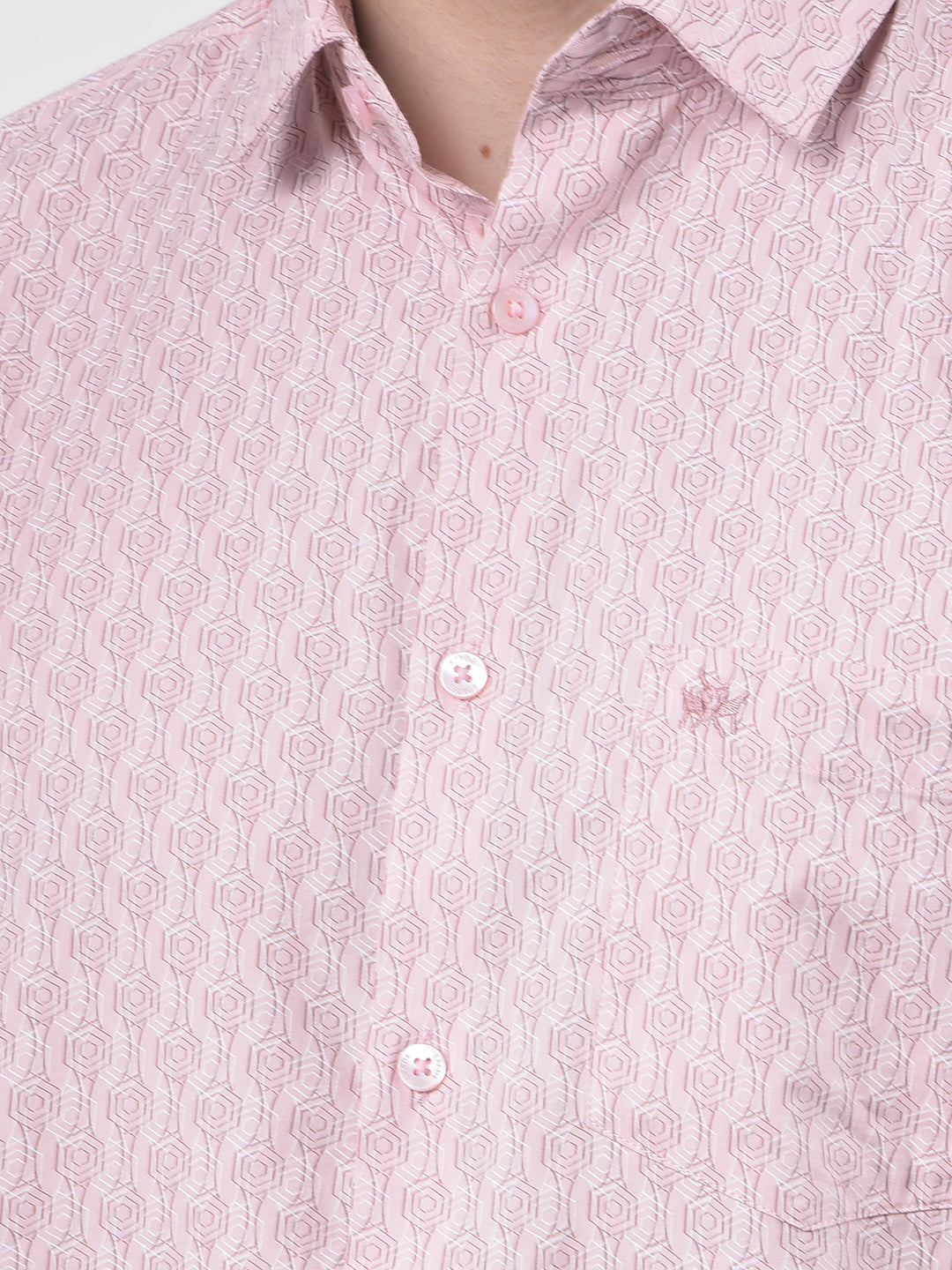 Flamingo Vibe Patterned Shirt