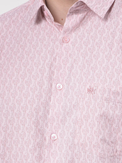 Flamingo Vibe Patterned Shirt