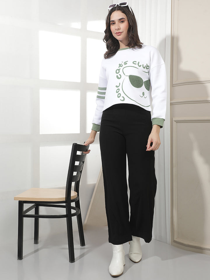 Black Wide Leg Trousers