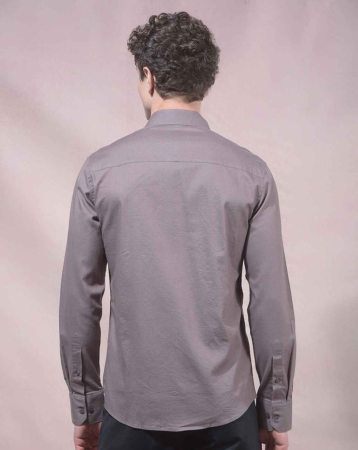 Edge Brown Casual Shirt