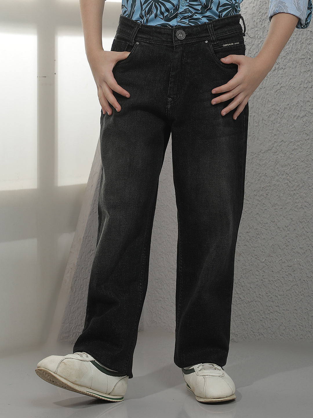 Refined Iron Grey Baggy Jeans