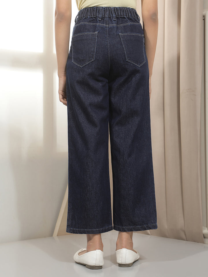 Blue Wide Leg Jeans