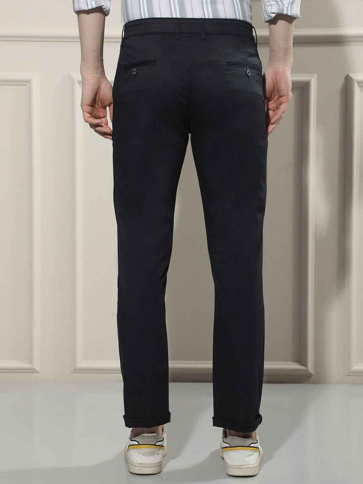 Navy Blue Chino Trousers