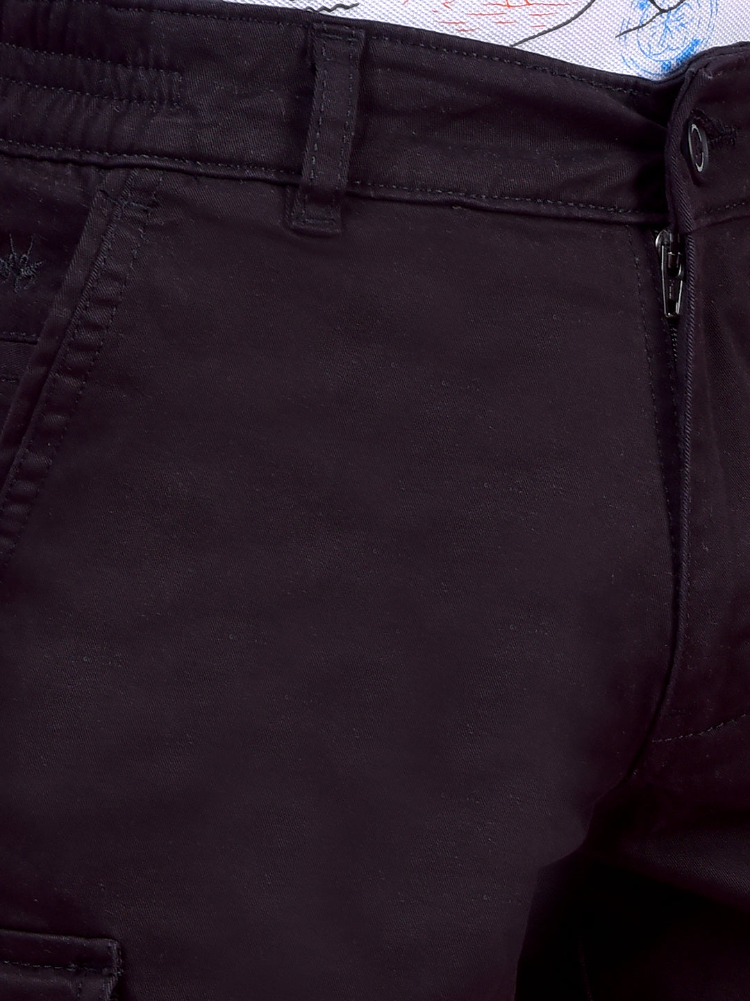 Black Cargo Shorts