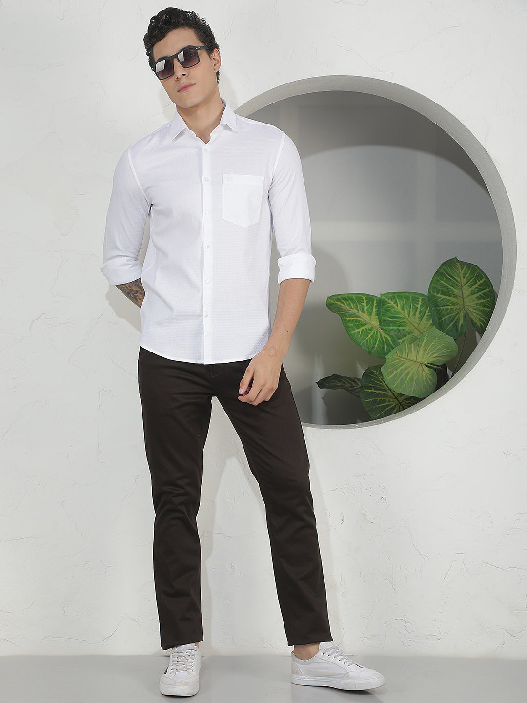 Clean Bright White Shirt