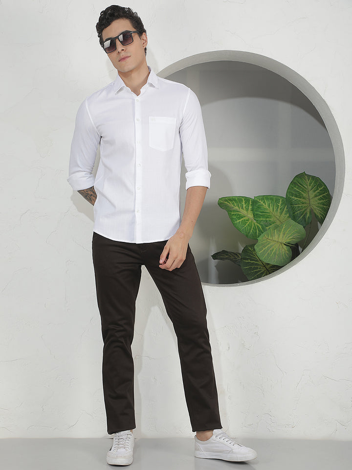 Clean Bright White Shirt