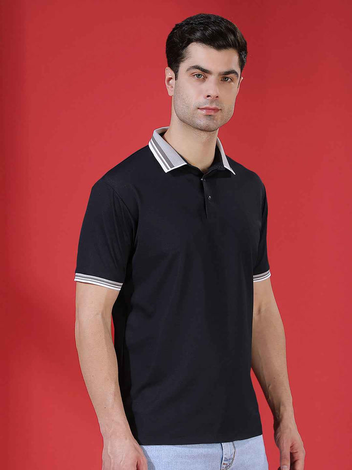 Navy Blue Classic Polo T-Shirt