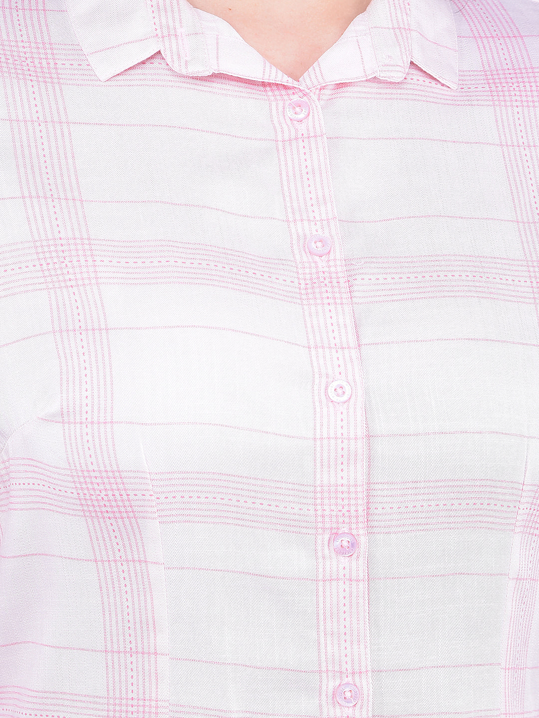 Pink Checked Shirt