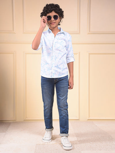 Vivid Dark Slim Fit Blue Jeans