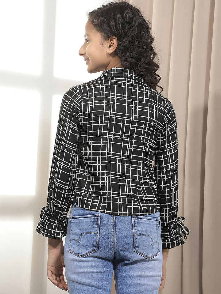 Black Graphic Printed Shirt