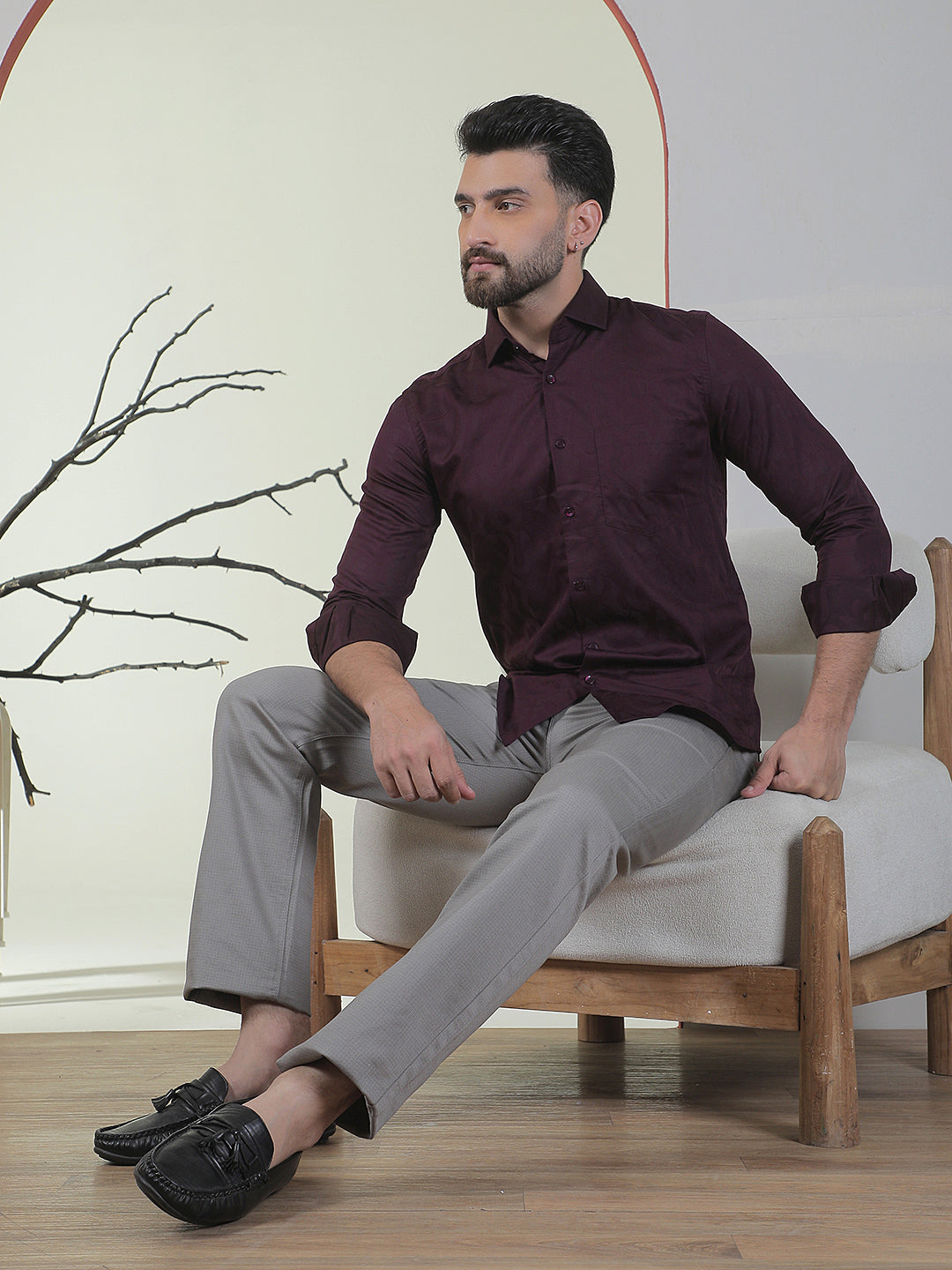 Relaxed Cabernet Wine Shirt