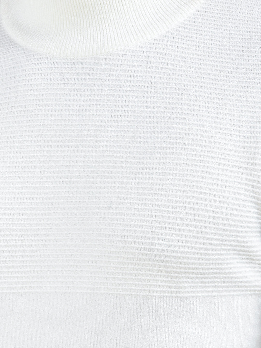 Off White Jacquard Sweater