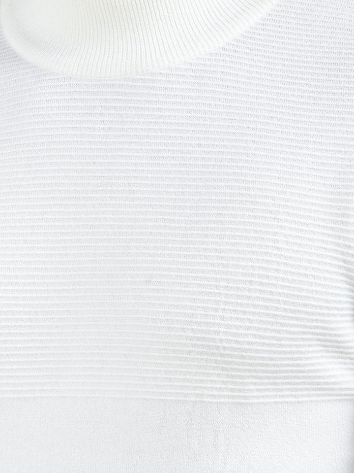 Off White Jacquard Sweater