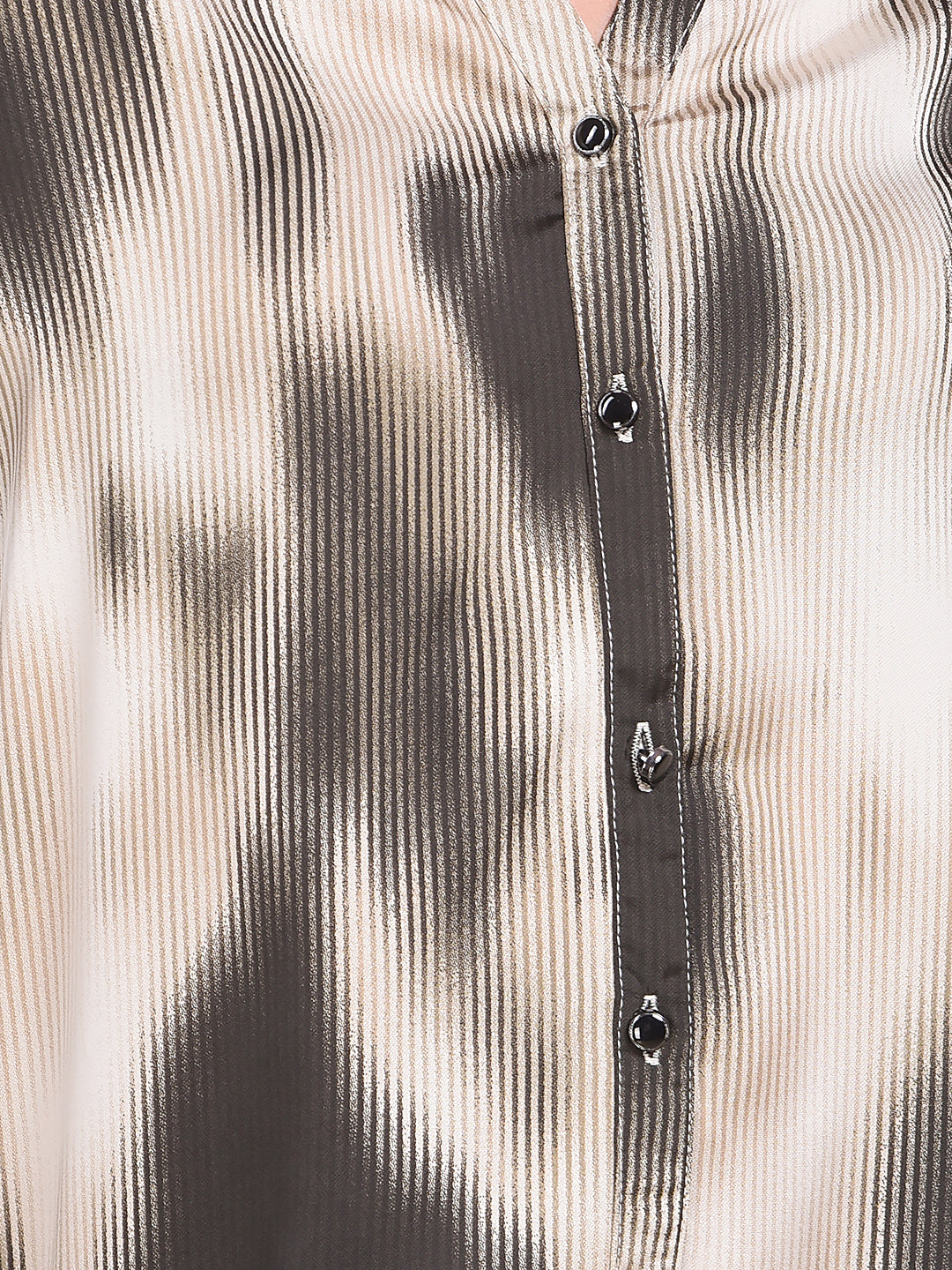 Brown Printed Shirt