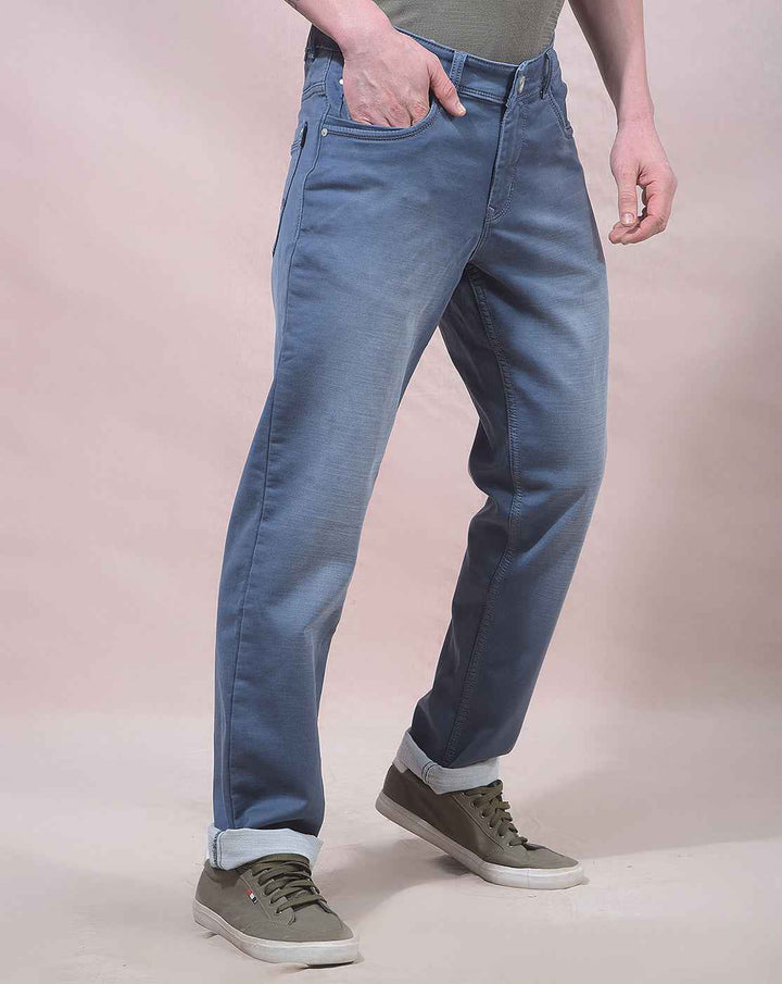 Mid Blue Clean Wash Jeans