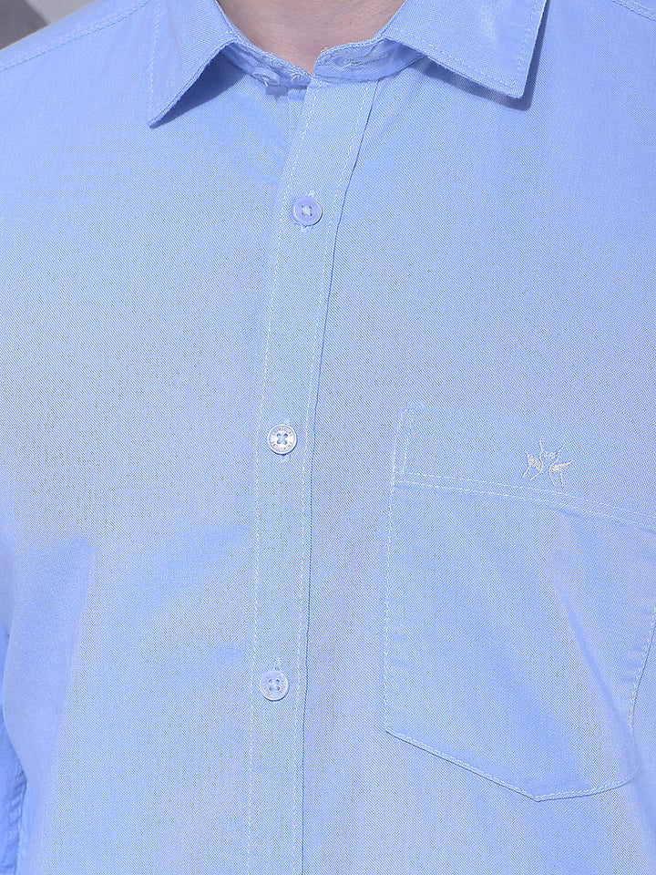 Blue 100% Cotton Shirt