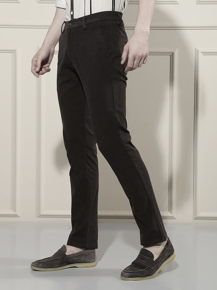 Classic Warm Brown Corduroy Trousers